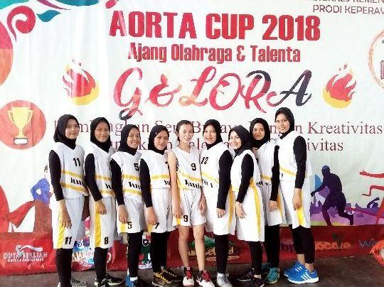 Tim Basket Putri STIKKU Juara 1 Tingkat Nasional AORTA CUP 2018