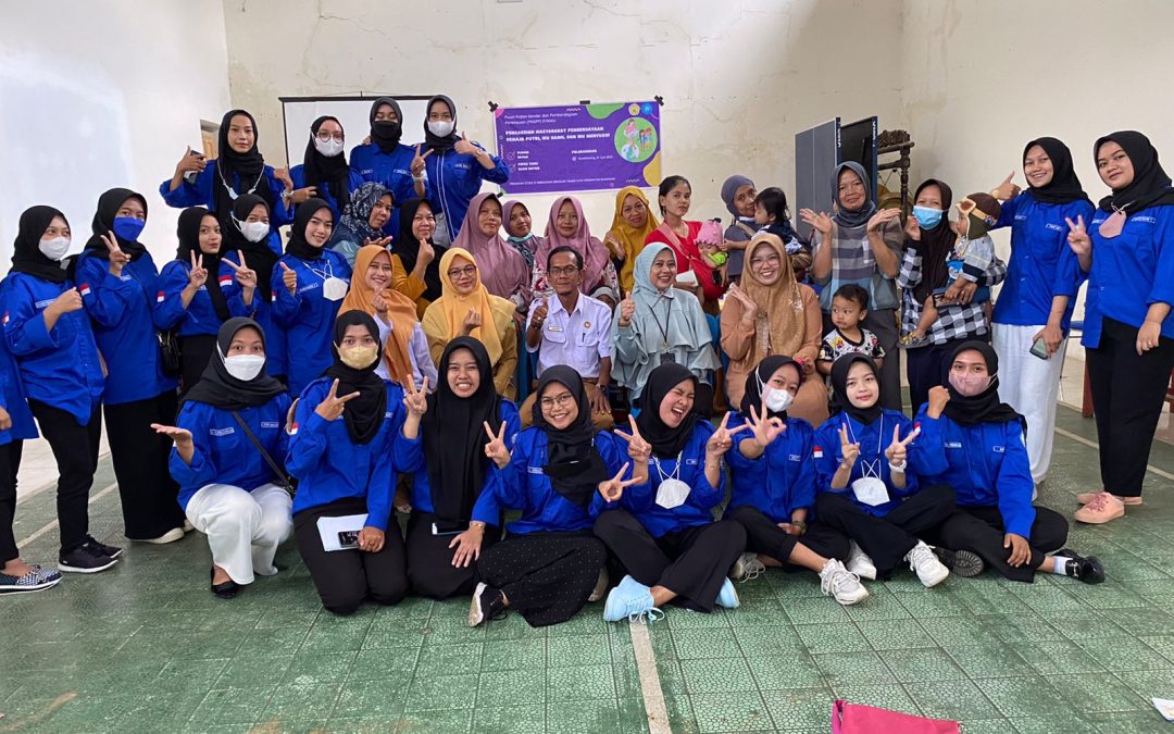 Pengmas Pusat Kajian Gender dan Pemberdayaan Perempuan STIKKU Tingkatkan Pemberdayaan Ibu Hamil dan Menyusui di Desa Nusaherang.